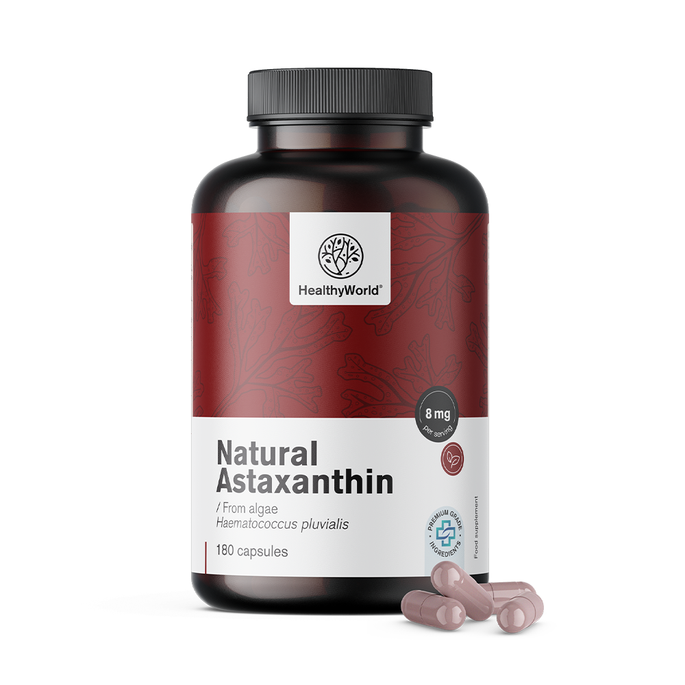 Astaxantina naturală 8 mg în capsule