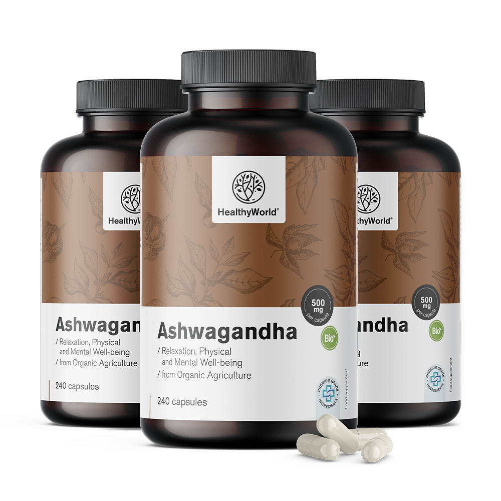 BIO Așvaganda 500 mg în capsule.