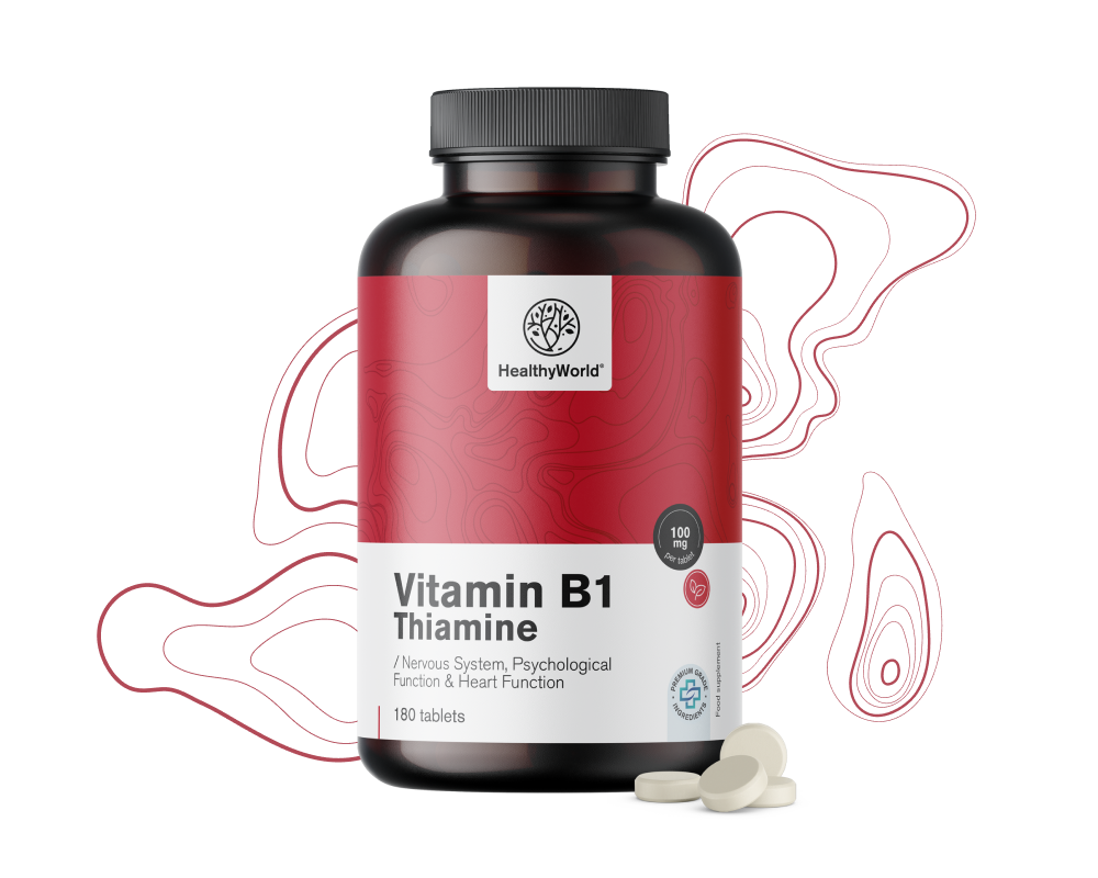 Vitamina B1 - tiamină 100 mg