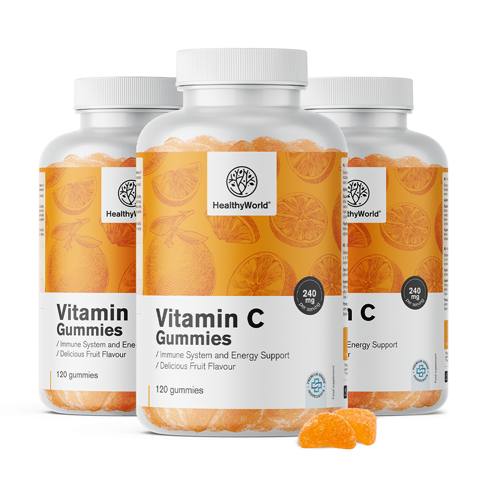 Vitamina C în bomboane de guma