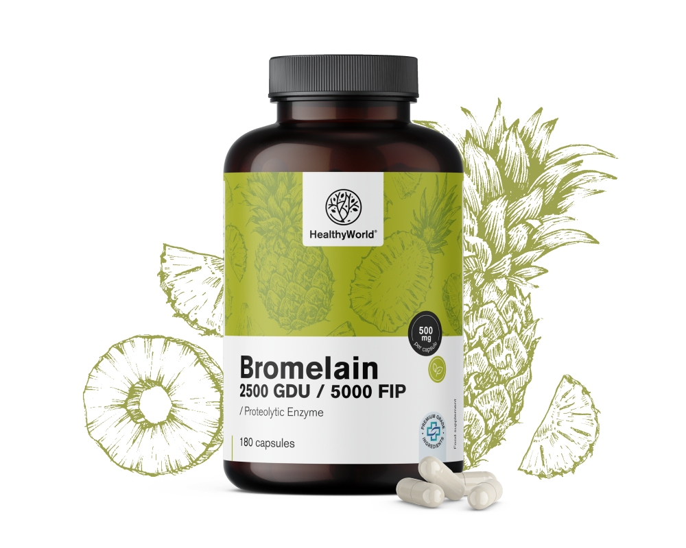 Bromelaina 500 mg