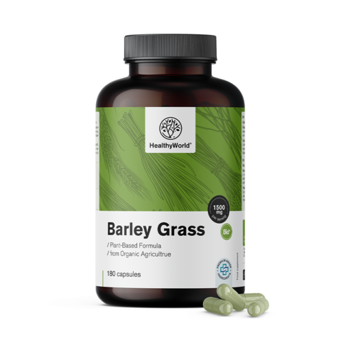 Iarba de orz 1500 mg, 180 de capsule
