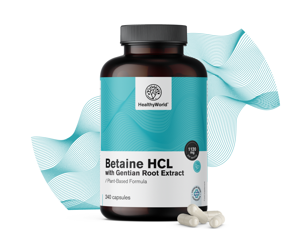 Betaina HCL 1120 mg 