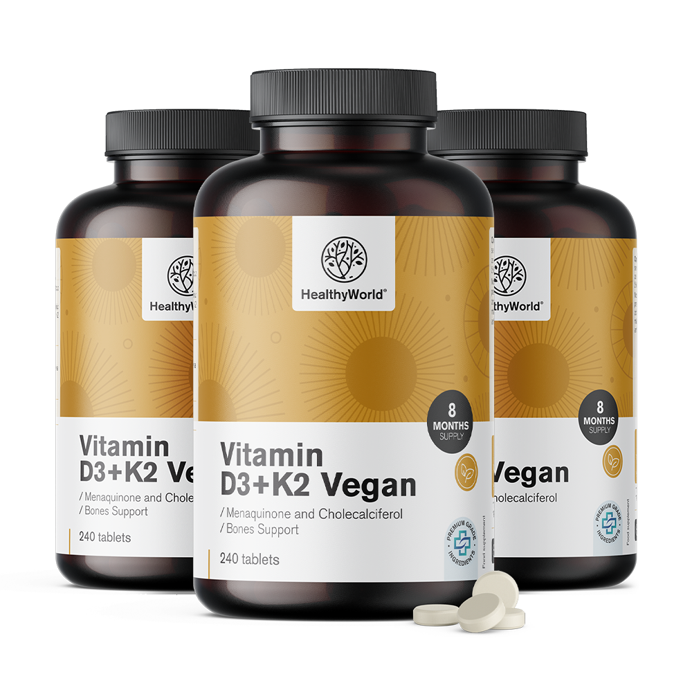 Vitamina D3+K2 vegană