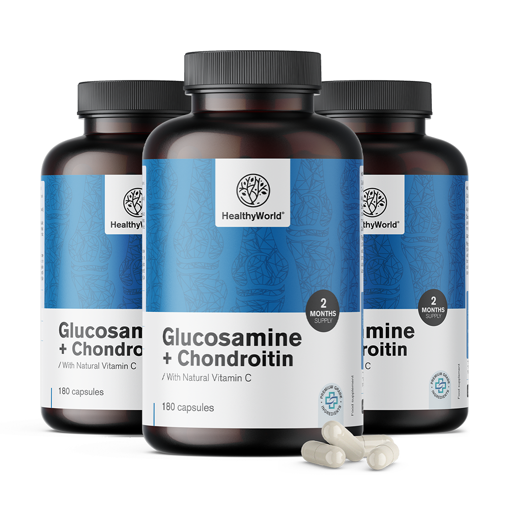 Glucosamina + condroitină cu vitamina C