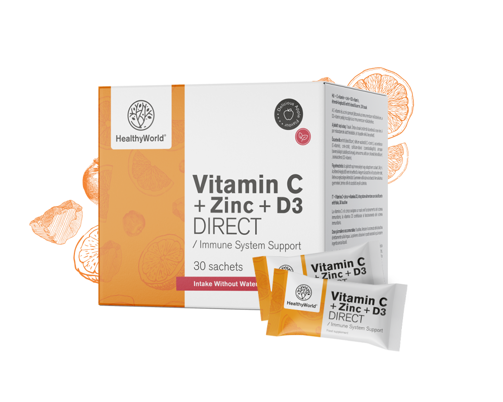 Vitamina C 500 + Zinc + D3 DIRECT