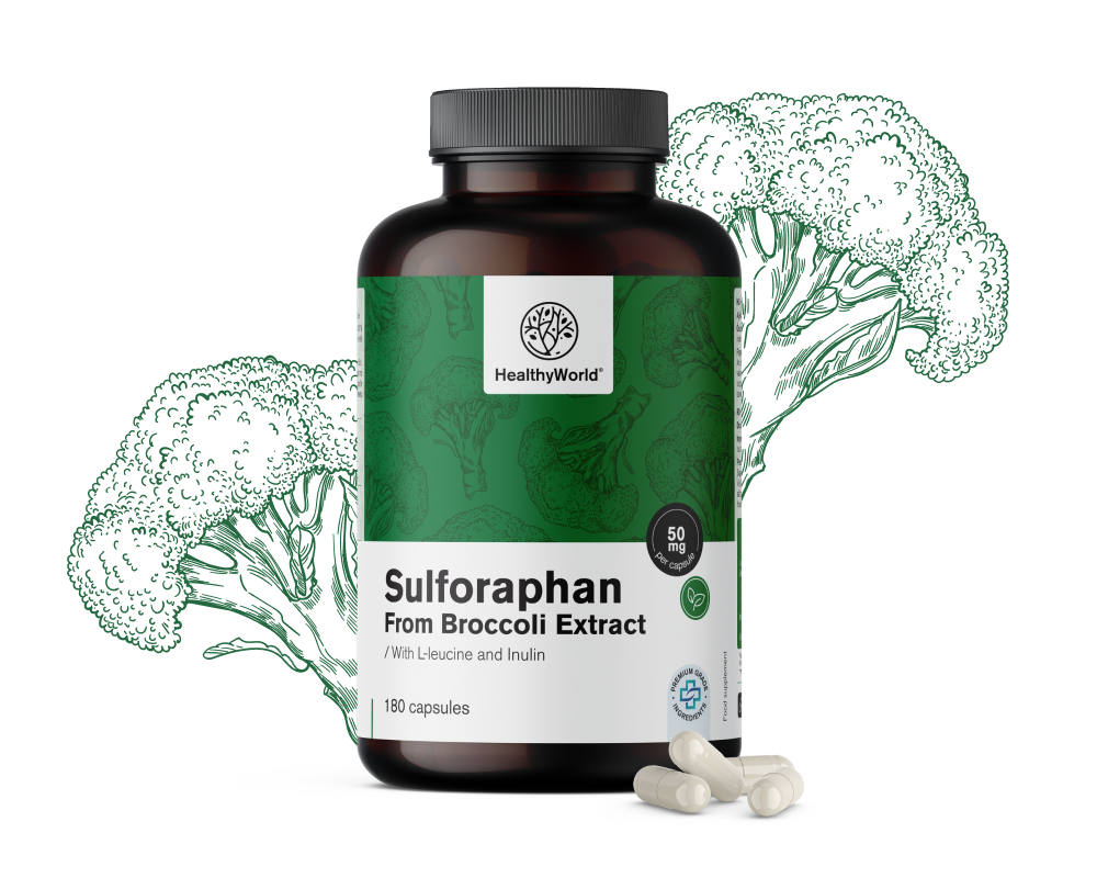 Sulforafan - din extract de brocoli 50 mg