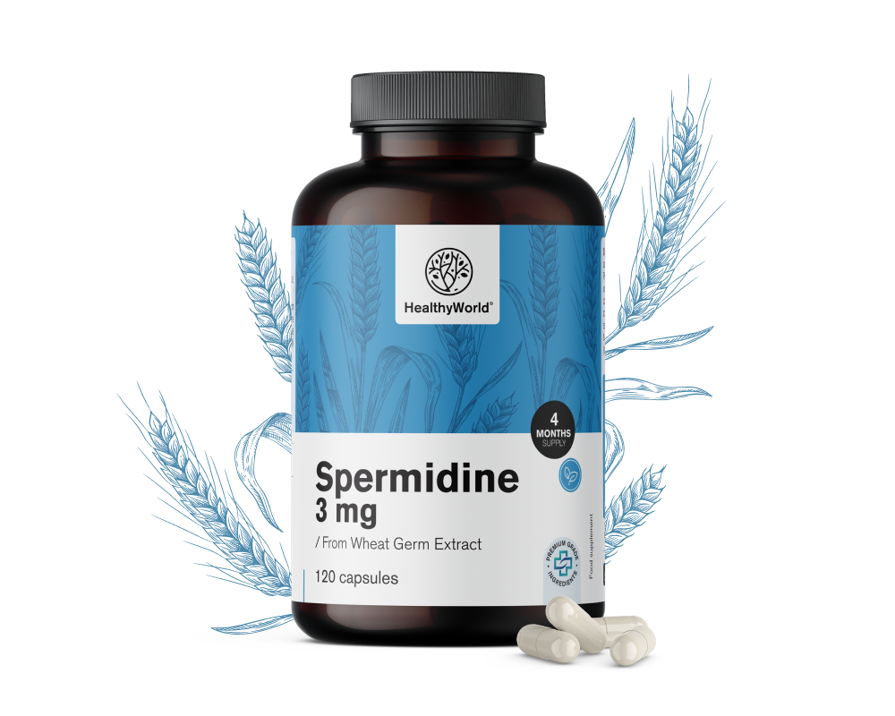 Spermidină 3 mg - din extract de germeni de grâu