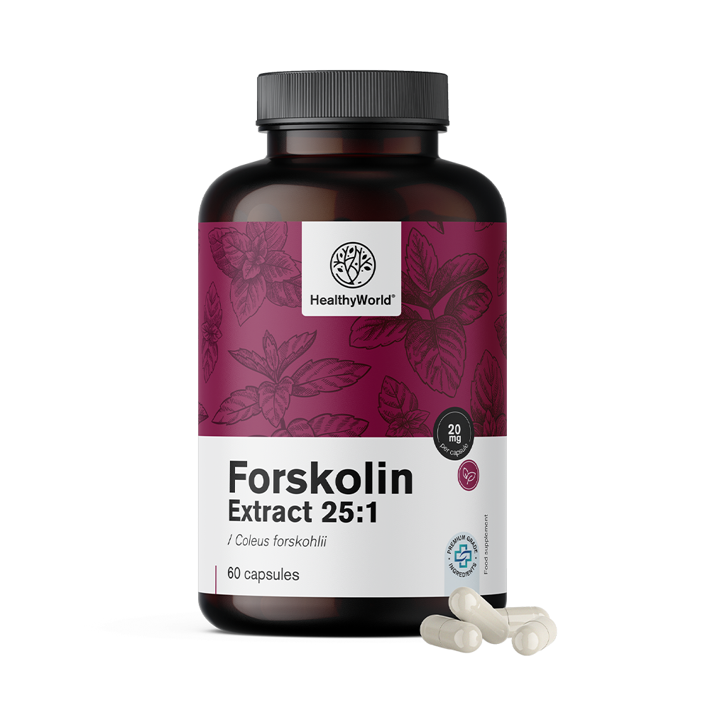 Forskolină - din extract de urzică indiană 20 mg