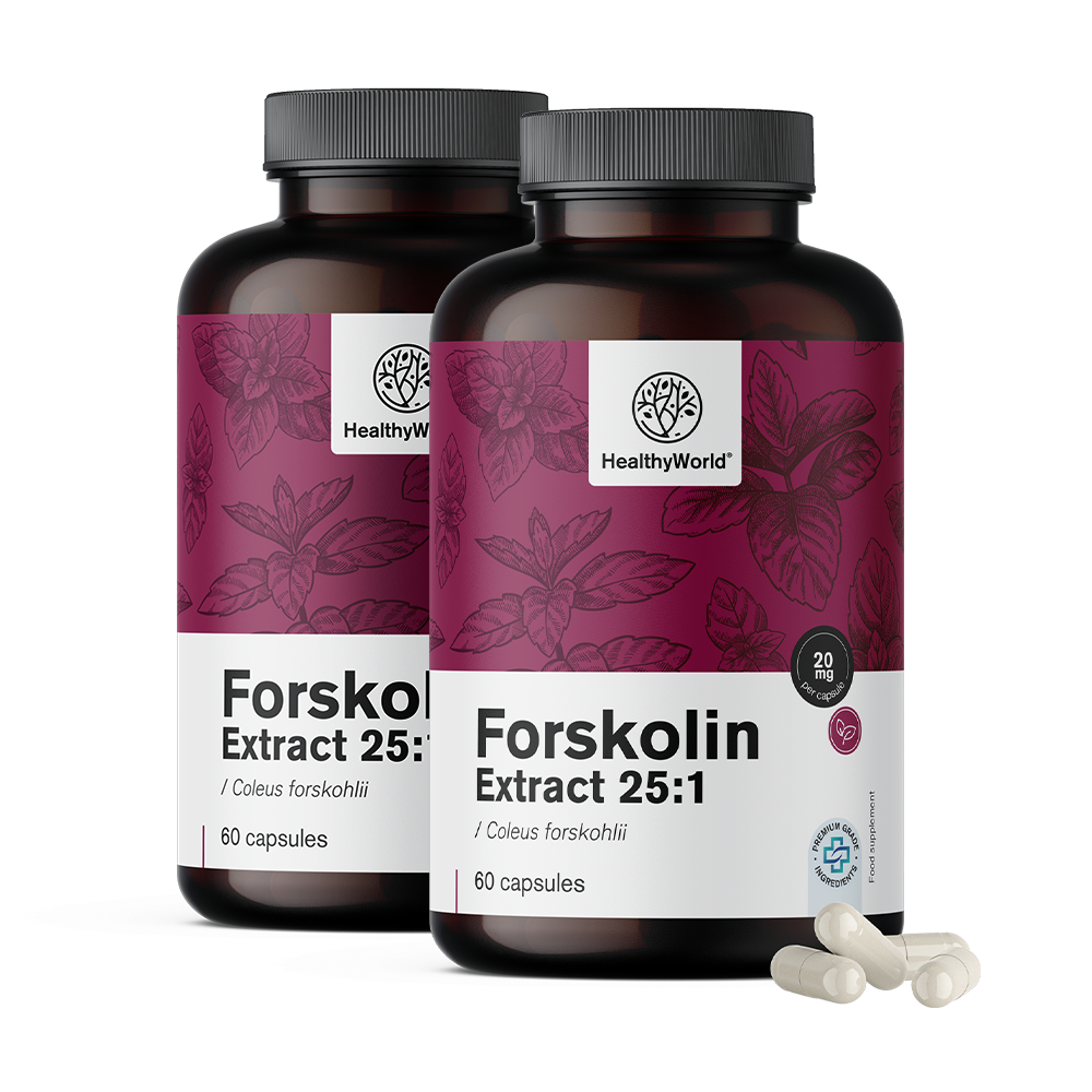 Forskolină - din extract de urzică indiană 20 mg
