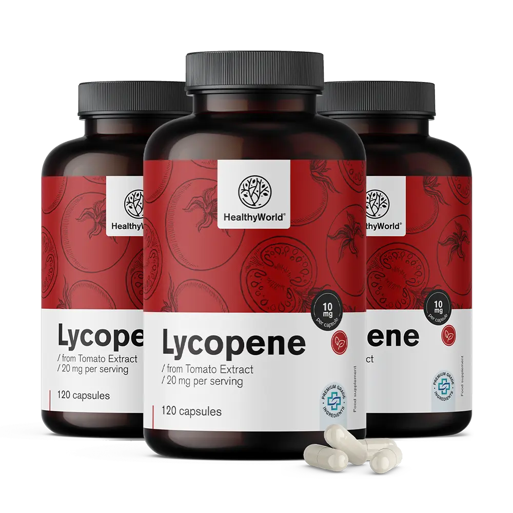 Licopen 10 mg - din extract de roșii
