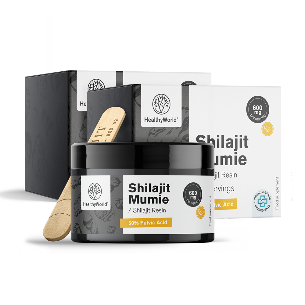 Shilajit Mumie 600 mg – rășină