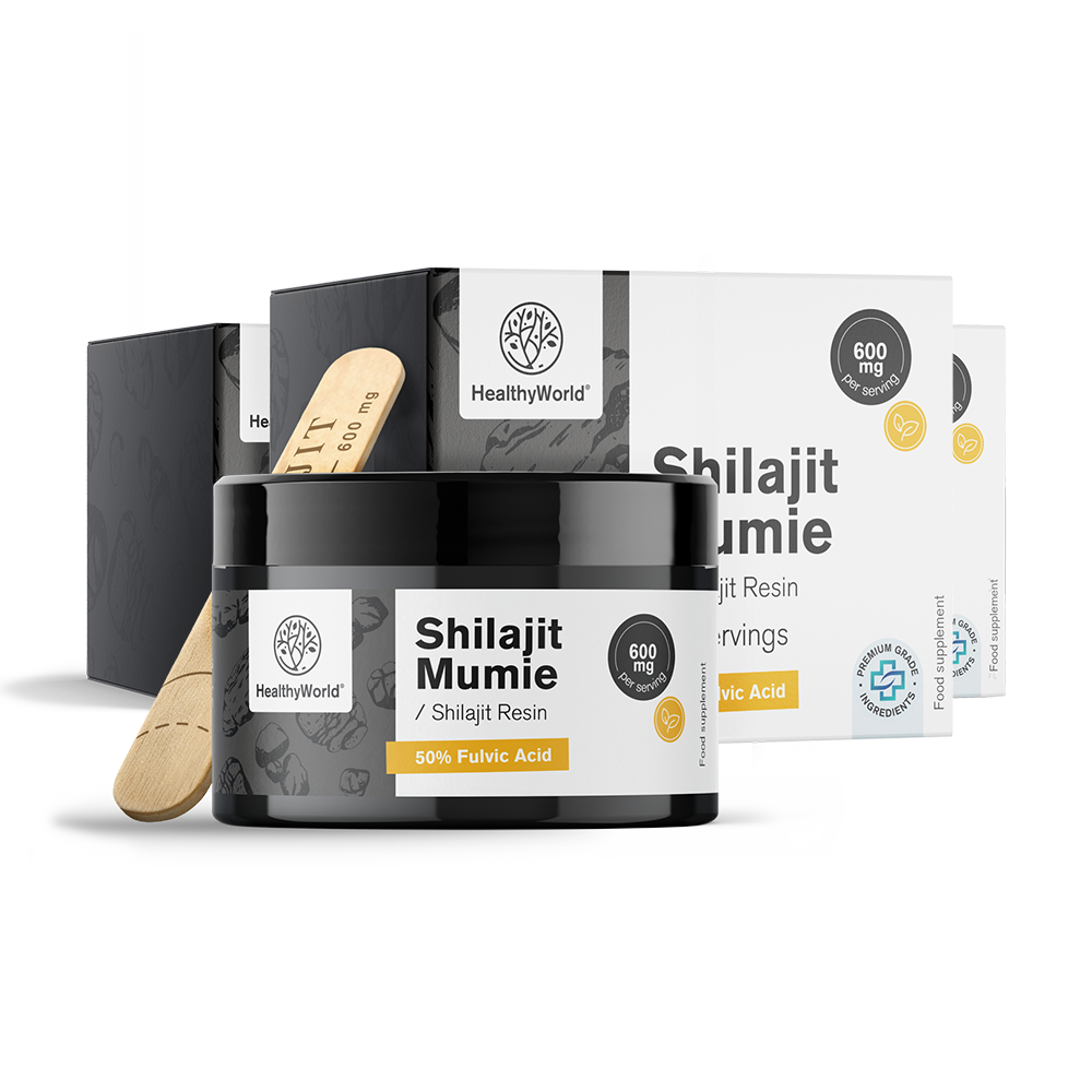 Shilajit Mumie 600 mg – rășină