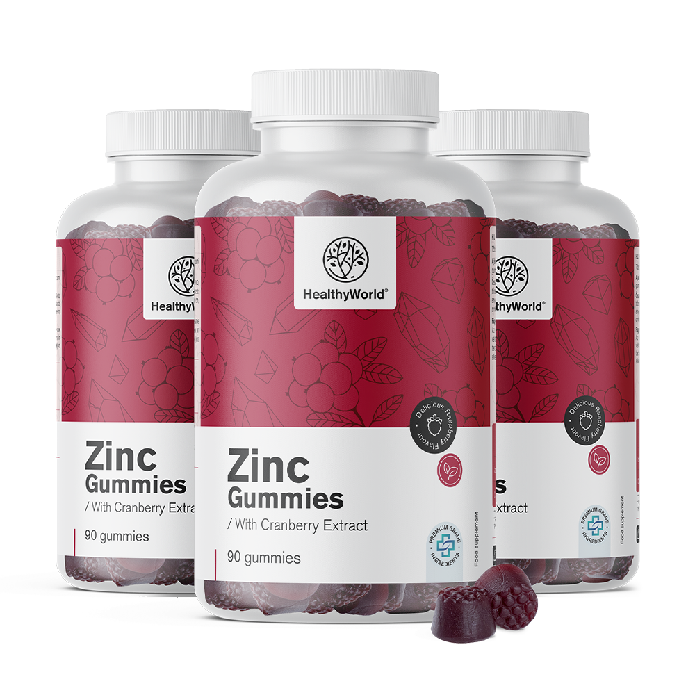 Zinc cu extract de merișoare