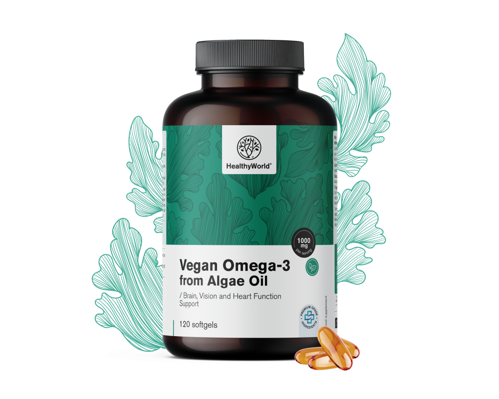Omega 3 vegan 1000 mg – din alge