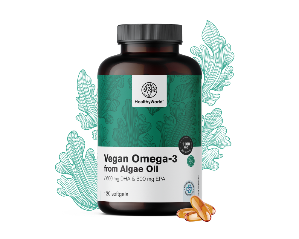 Omega 3 vegan 1100 mg - din alge