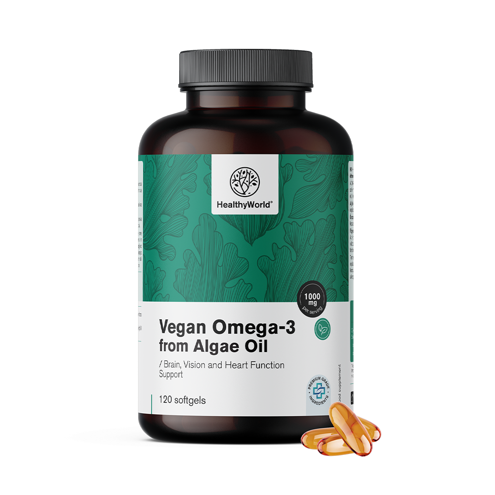 Omega 3 vegană 1000 mg – din alge