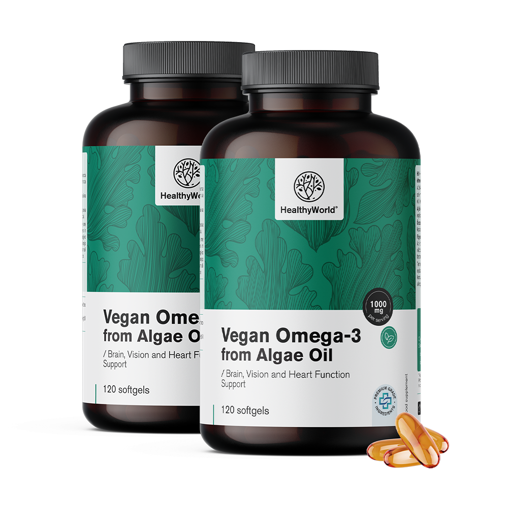 Omega 3 vegană 1000 mg – din alge