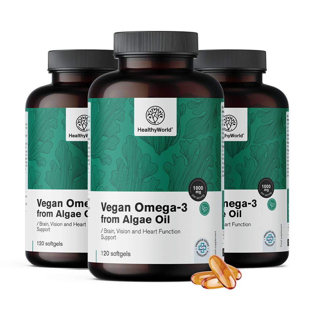 Omega 3 vegană 1000 mg – din alge
