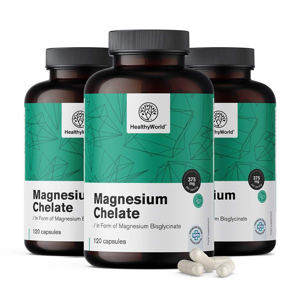 Chelat de magneziu 375 mg.