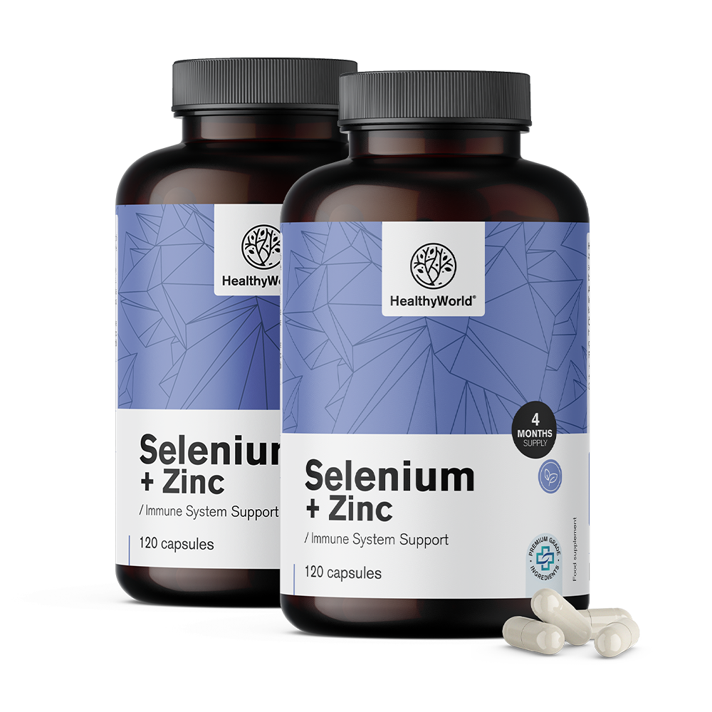 Selen + zinc.