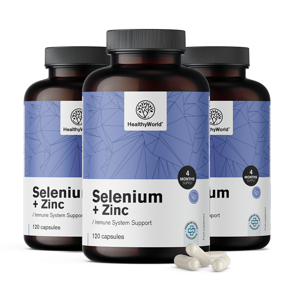 Selen + zinc.