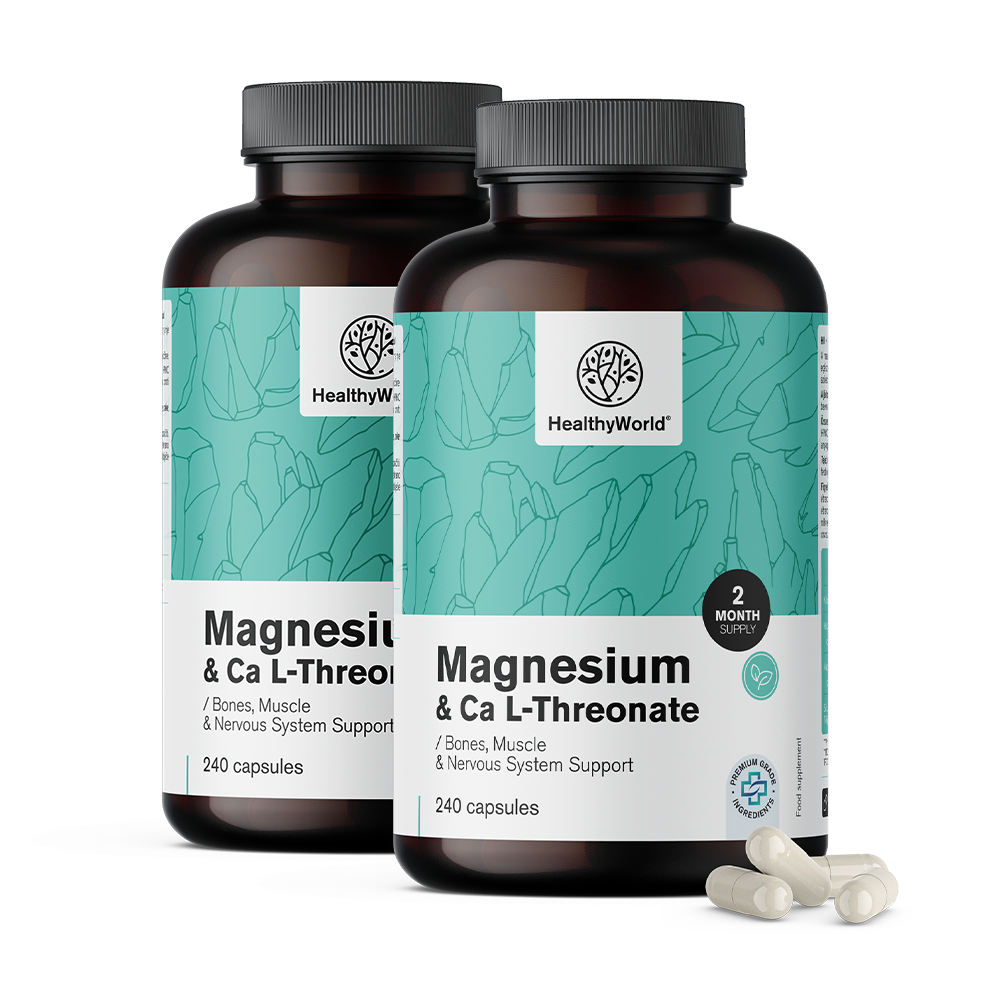 Magneziu + Calciu L-Treonat.