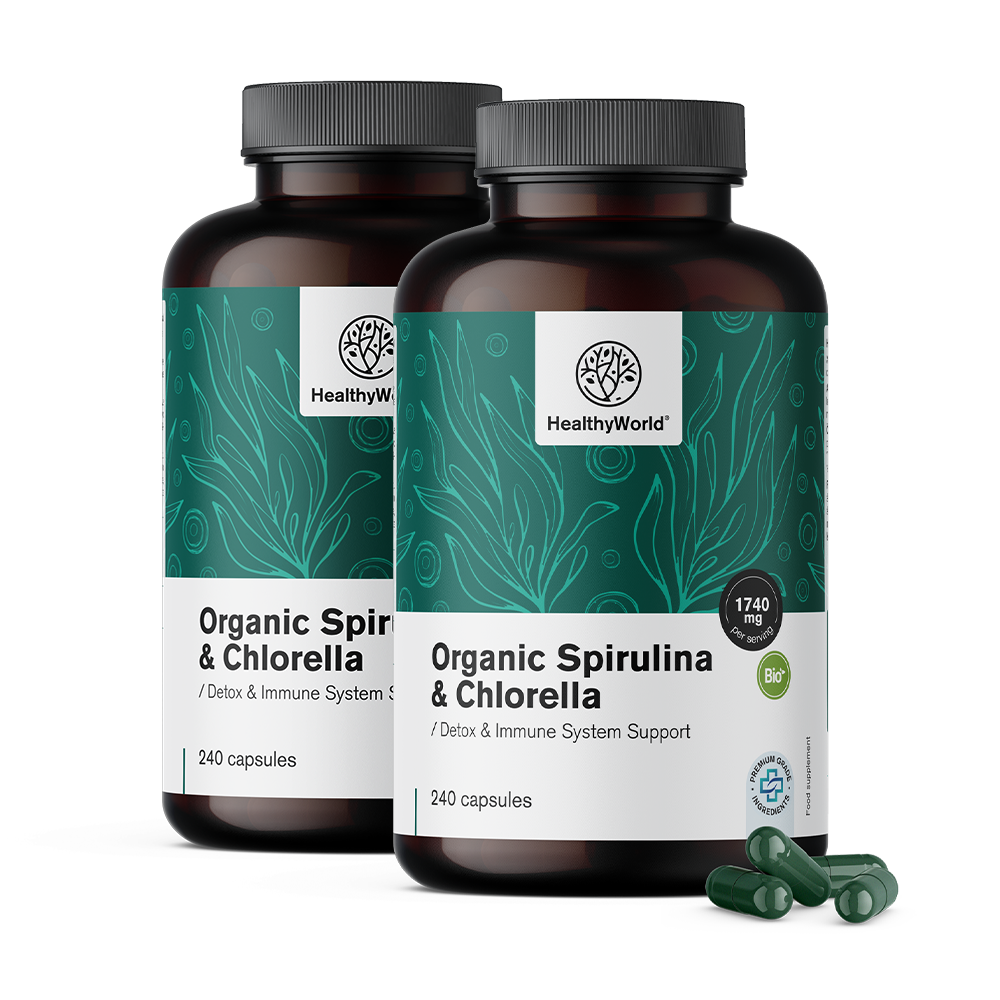 BIO Spirulina și chlorella.