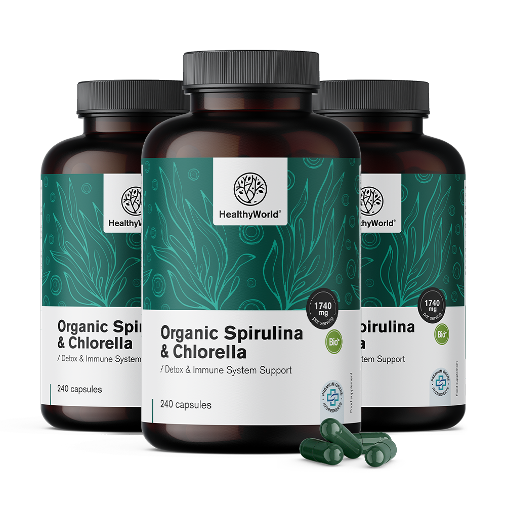 BIO Spirulina și chlorella.