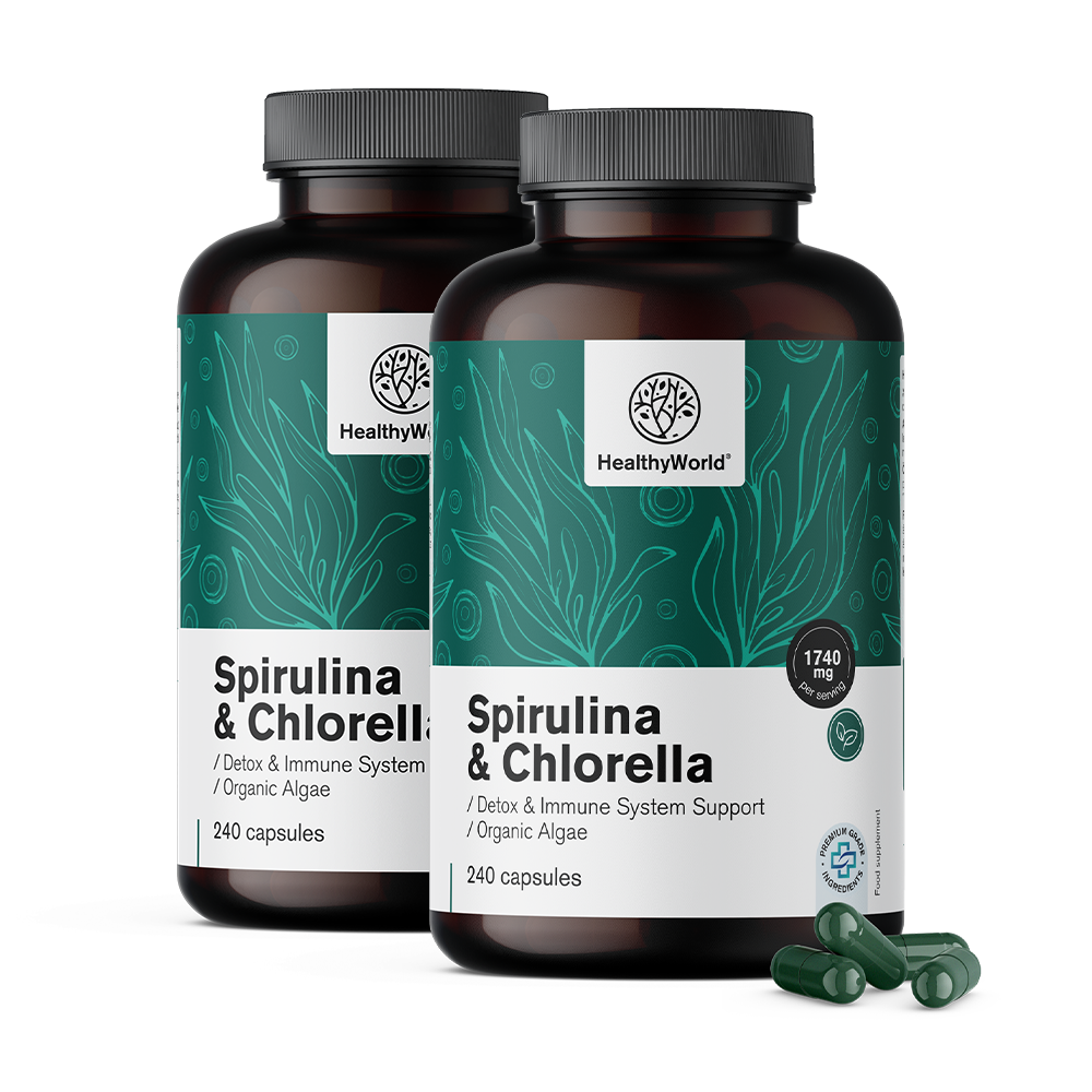 BIO Spirulina și chlorella.