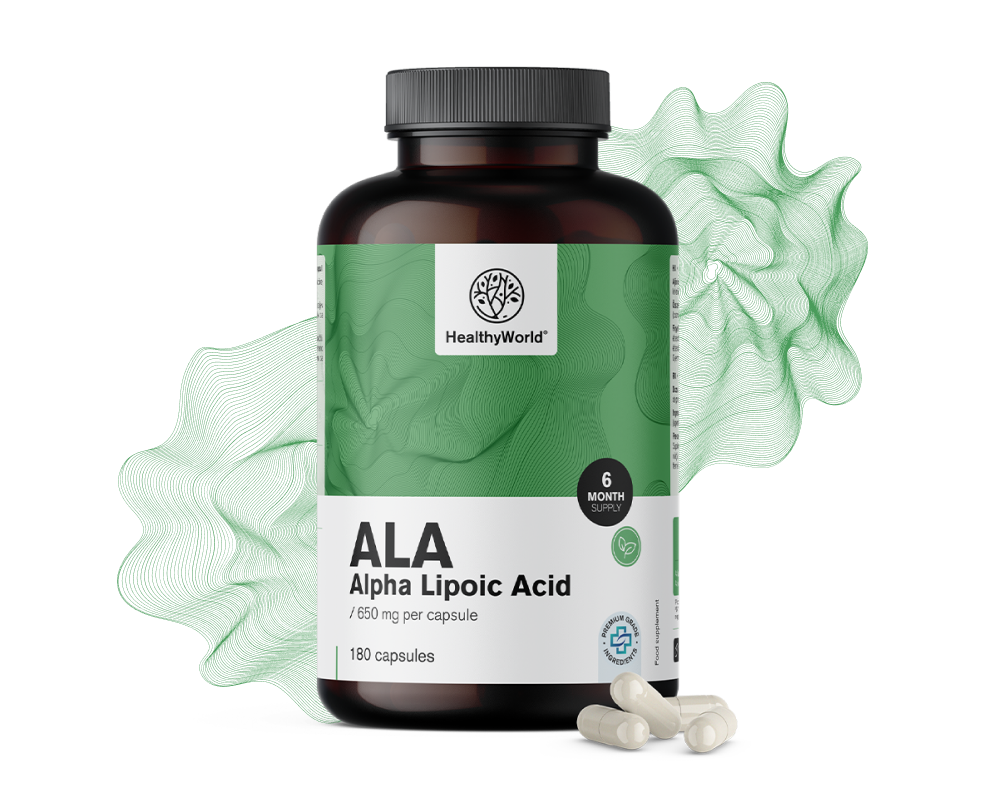 ALA – acid alfa lipoic 650 mg