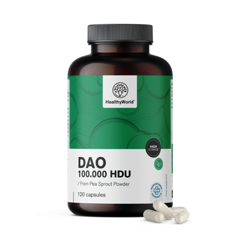 DAO diaminoxidaza 100.000 HDU, 120 de capsule