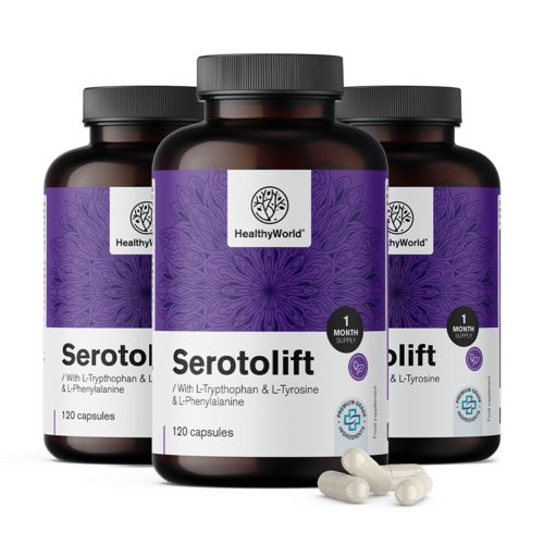 3x Serotolift - suport serotonină, total 360 de capsule