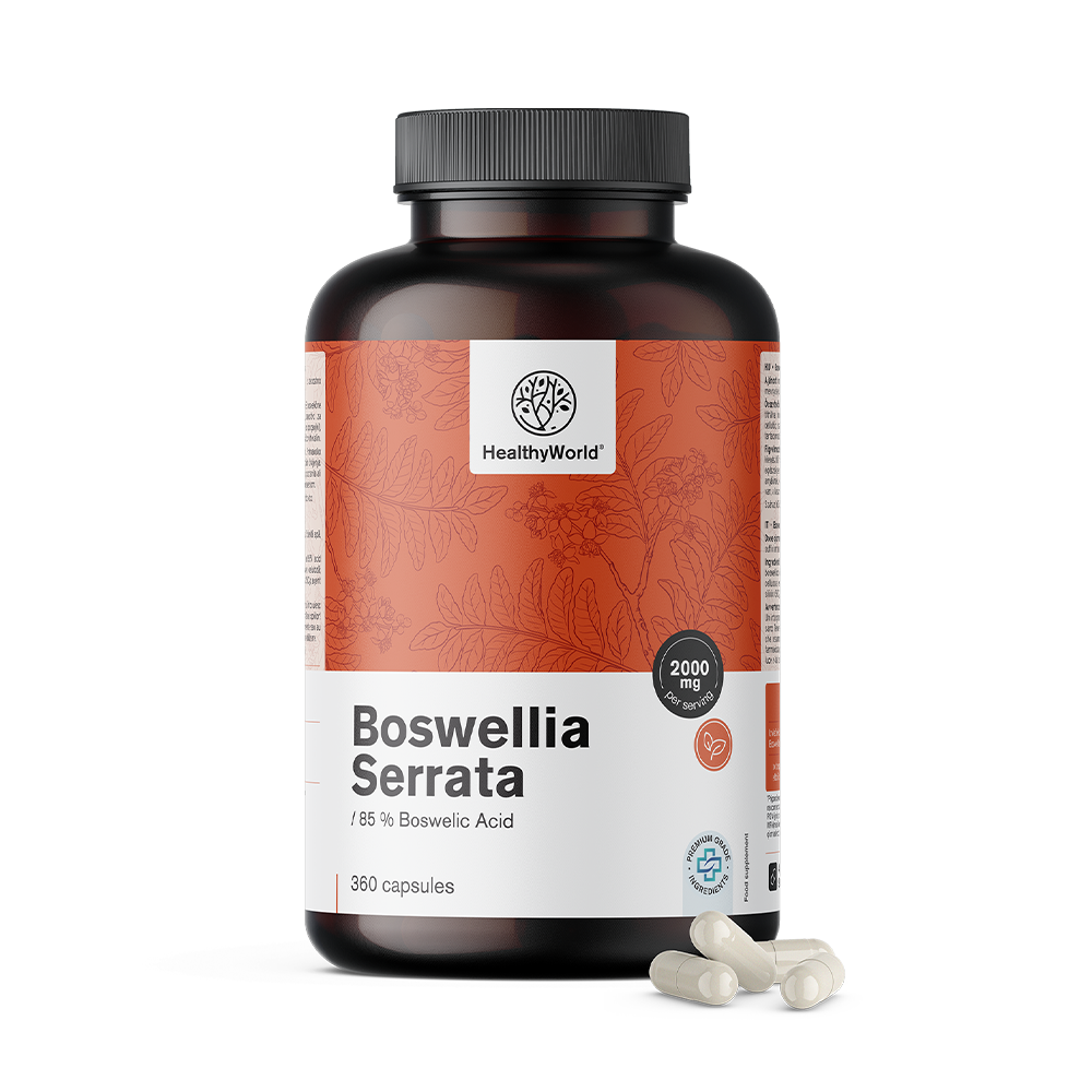 Boswellia (Boswellia serrata) – 85% acizi boswellici