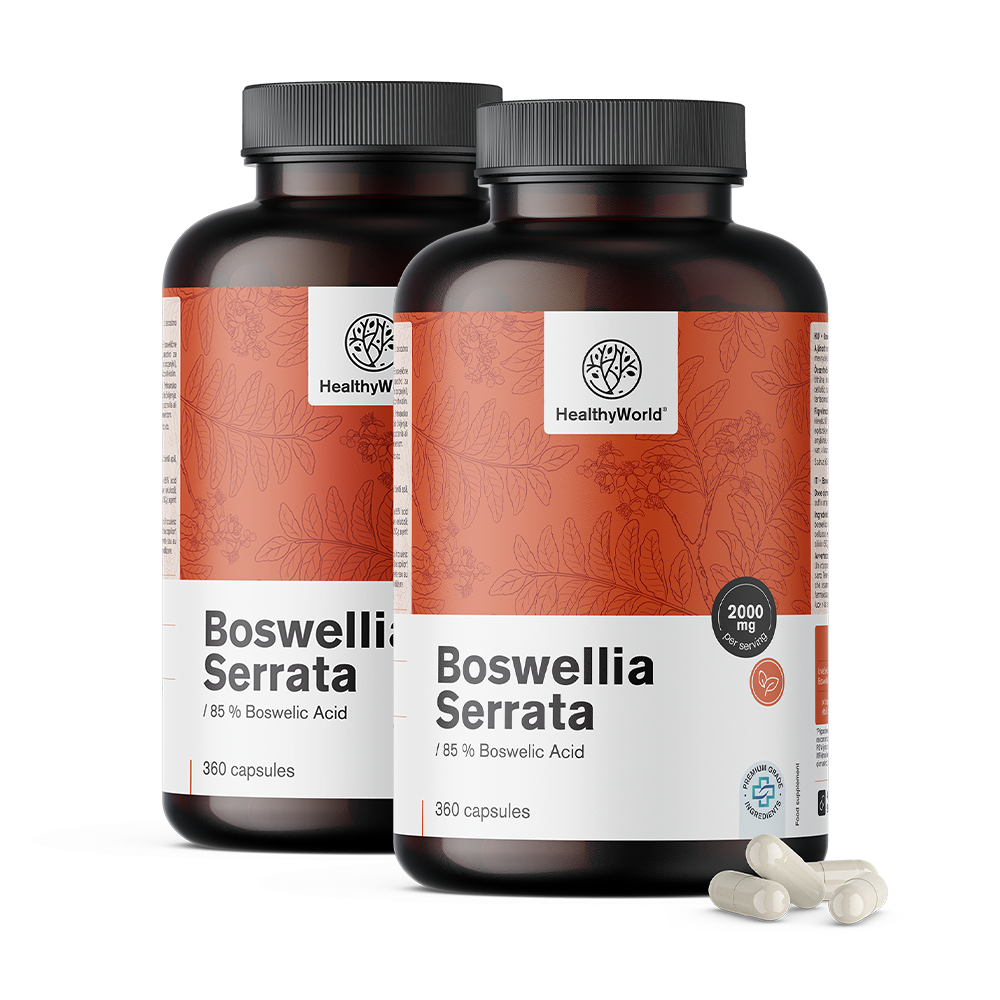 Boswellia (Boswellia serrata) – 85% acizi boswellici