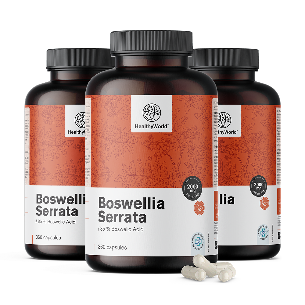 Boswellia (Boswellia serrata) – 85% acizi boswellici