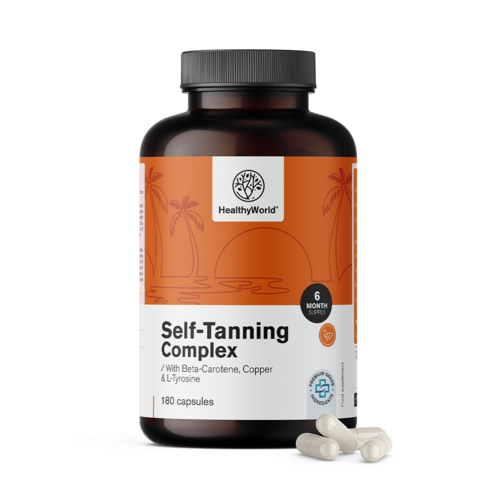 Self-Tanning Complex – sprijin pentru bronzul natural, 180 de capsule