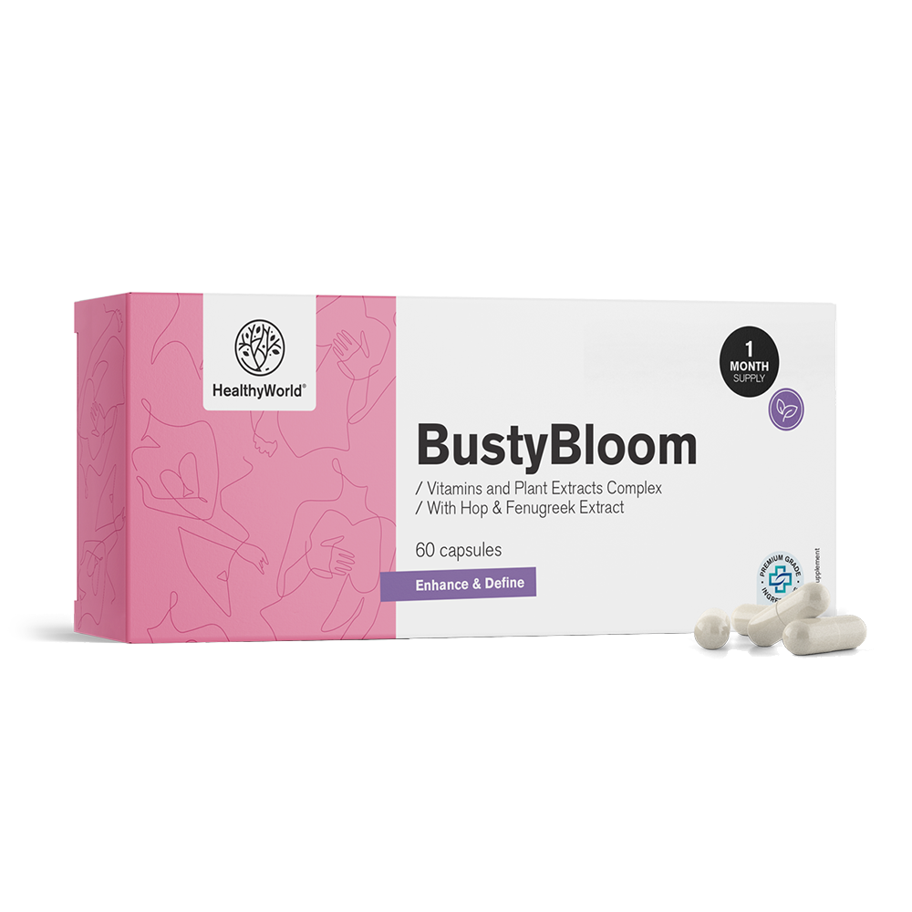 BustyBloom - complex de vitamine și extracte de plante.
