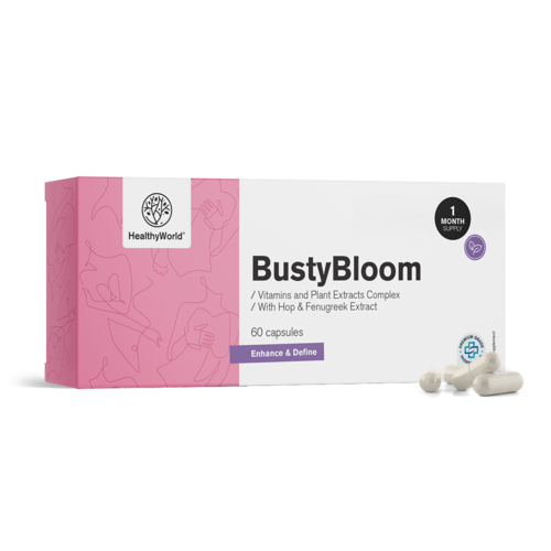 BustyBloom – complex de vitamine și extracte din plante, 60 de capsule