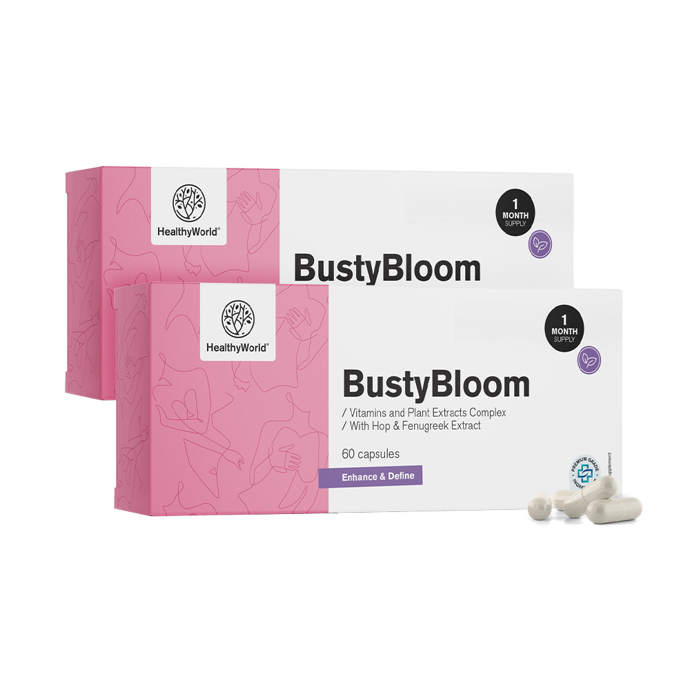 BustyBloom - complex de vitamine și extracte de plante.