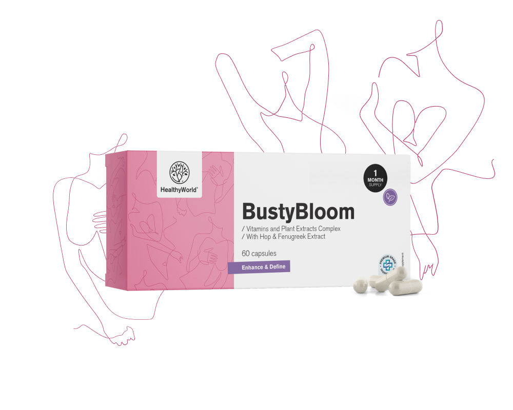 BustyBloom - complex de vitamine și extracte de plante