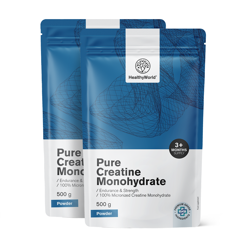 Pure creatină monohidrat în pulbere