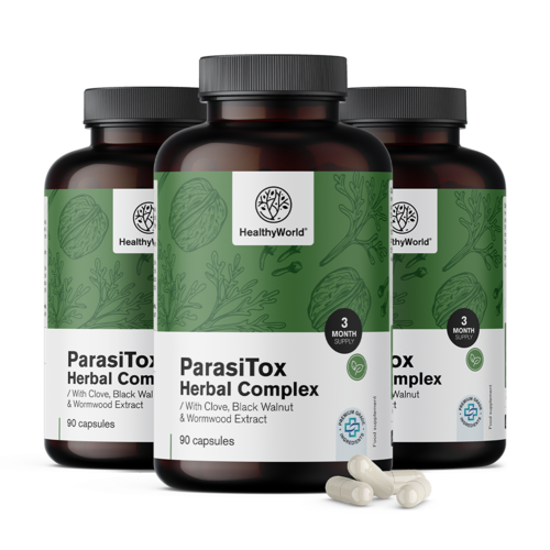 3x ParasiTox – complex pe bază de plante, total 270 de capsule